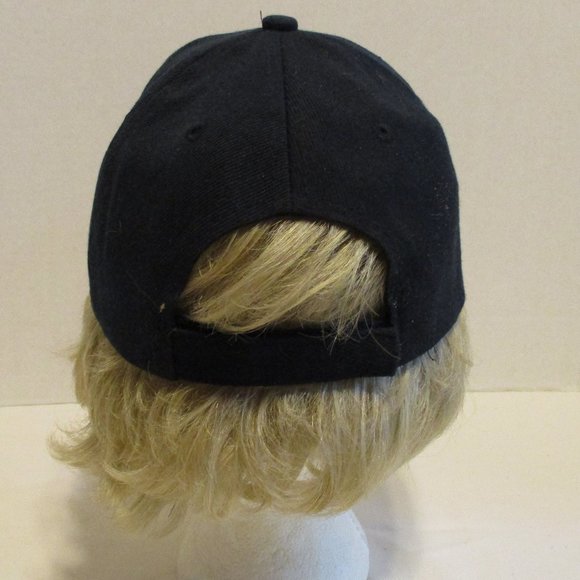 USA Graphic Eagle American Flag Black White Adjustable Snap Back Hat - Picture 4 of 9